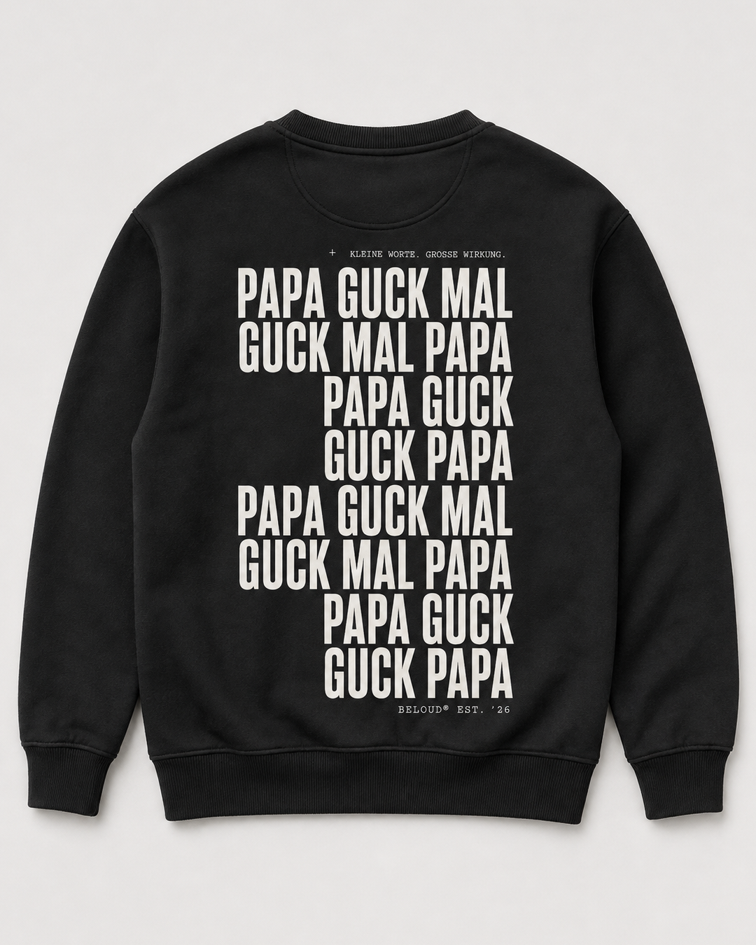 GUCK MAL PAPA Oversize Sweater
