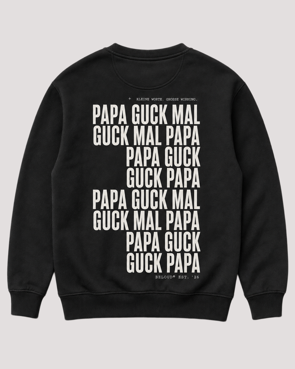 GUCK MAL PAPA Oversize Sweater