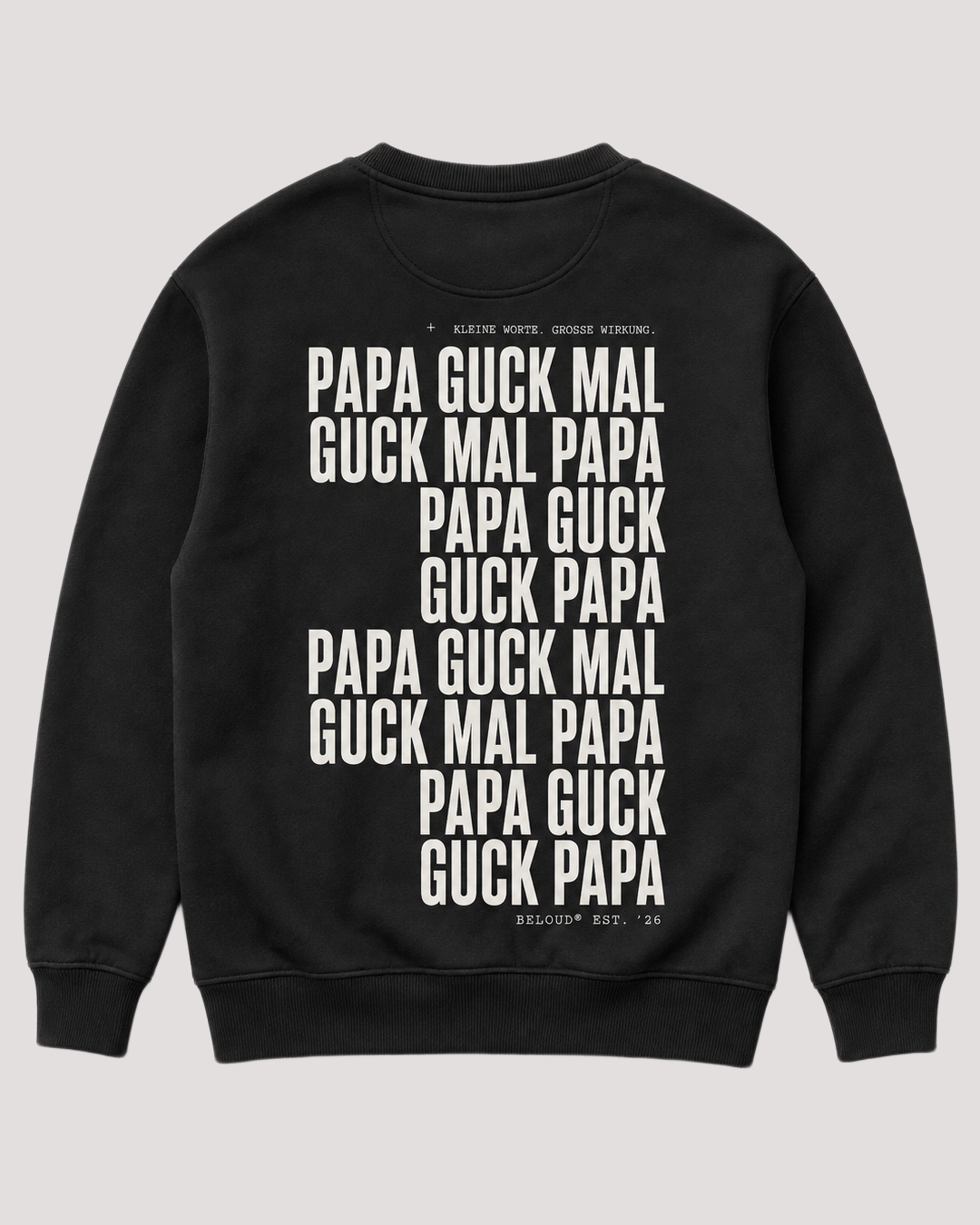 GUCK MAL PAPA Oversize Sweater