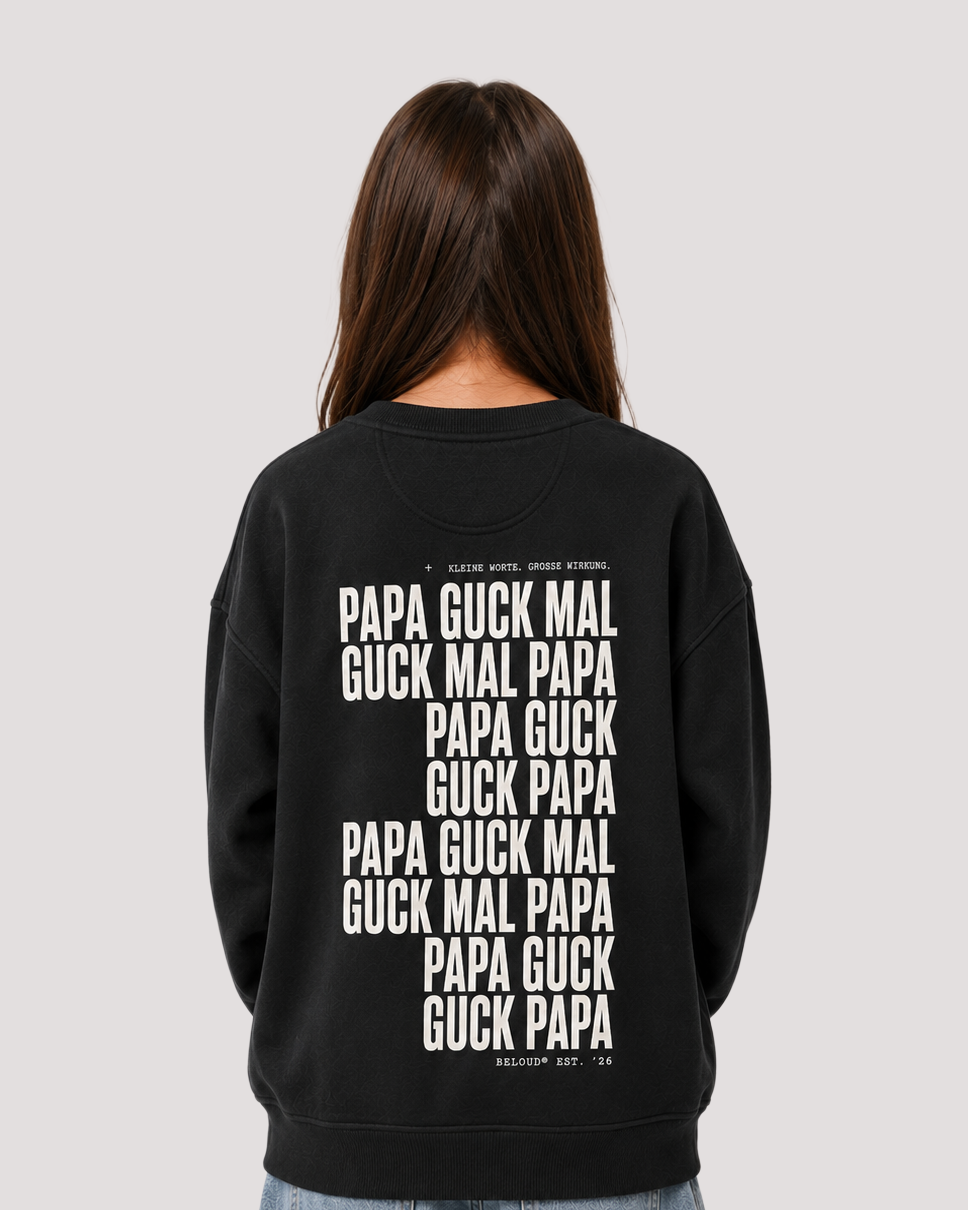 GUCK MAL PAPA Oversize Sweater
