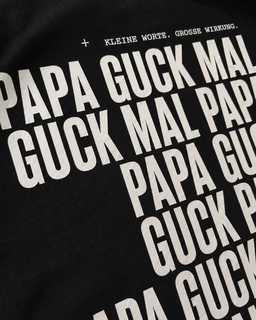 GUCK MAL PAPA Oversize Sweater
