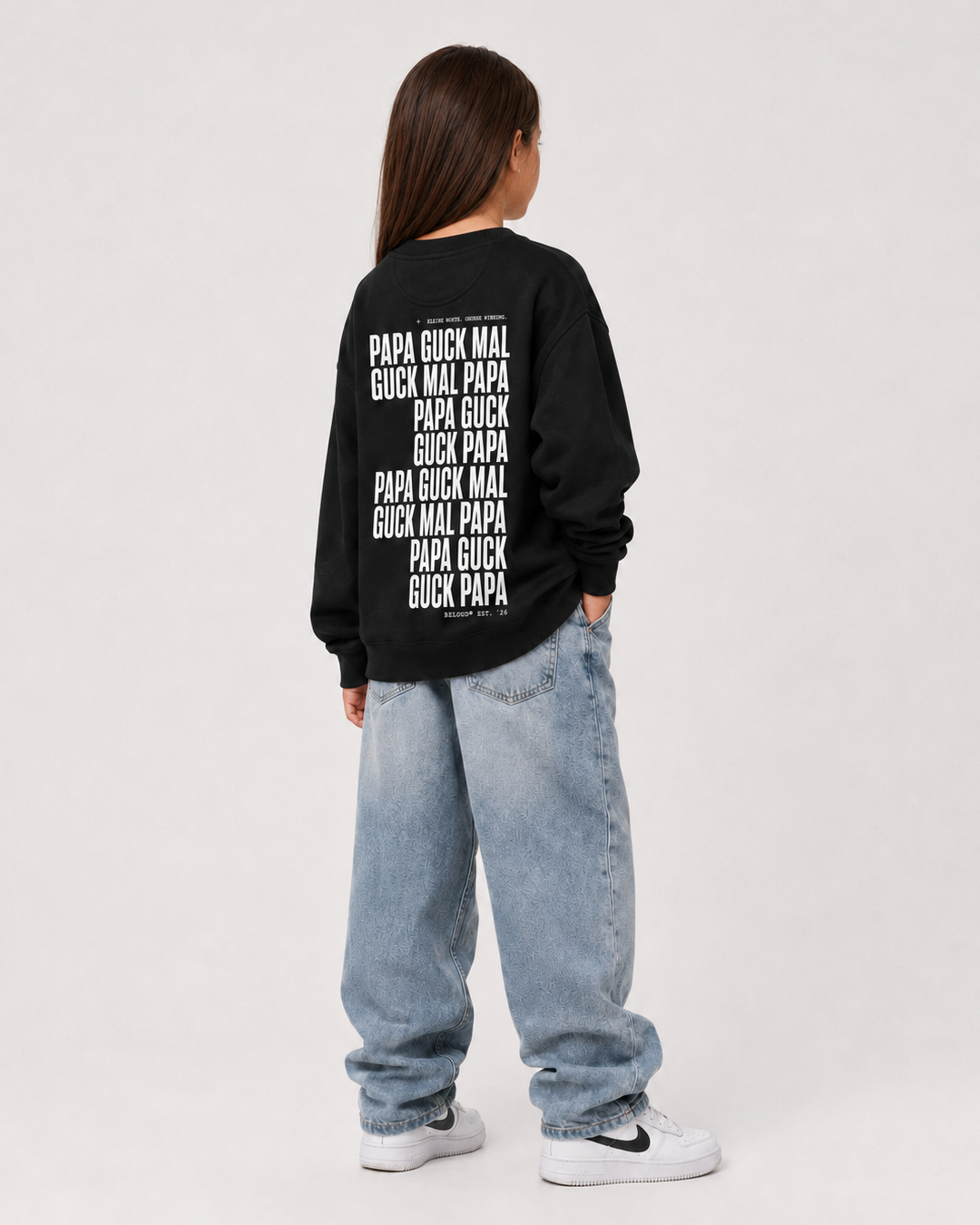 GUCK MAL PAPA Oversize Sweater