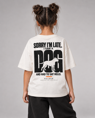 I SAW A DOG Kids Shirt