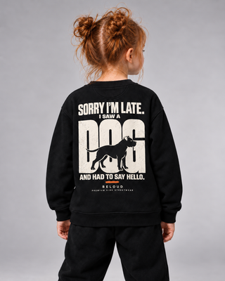 I SAW A DOG Kids Sweater