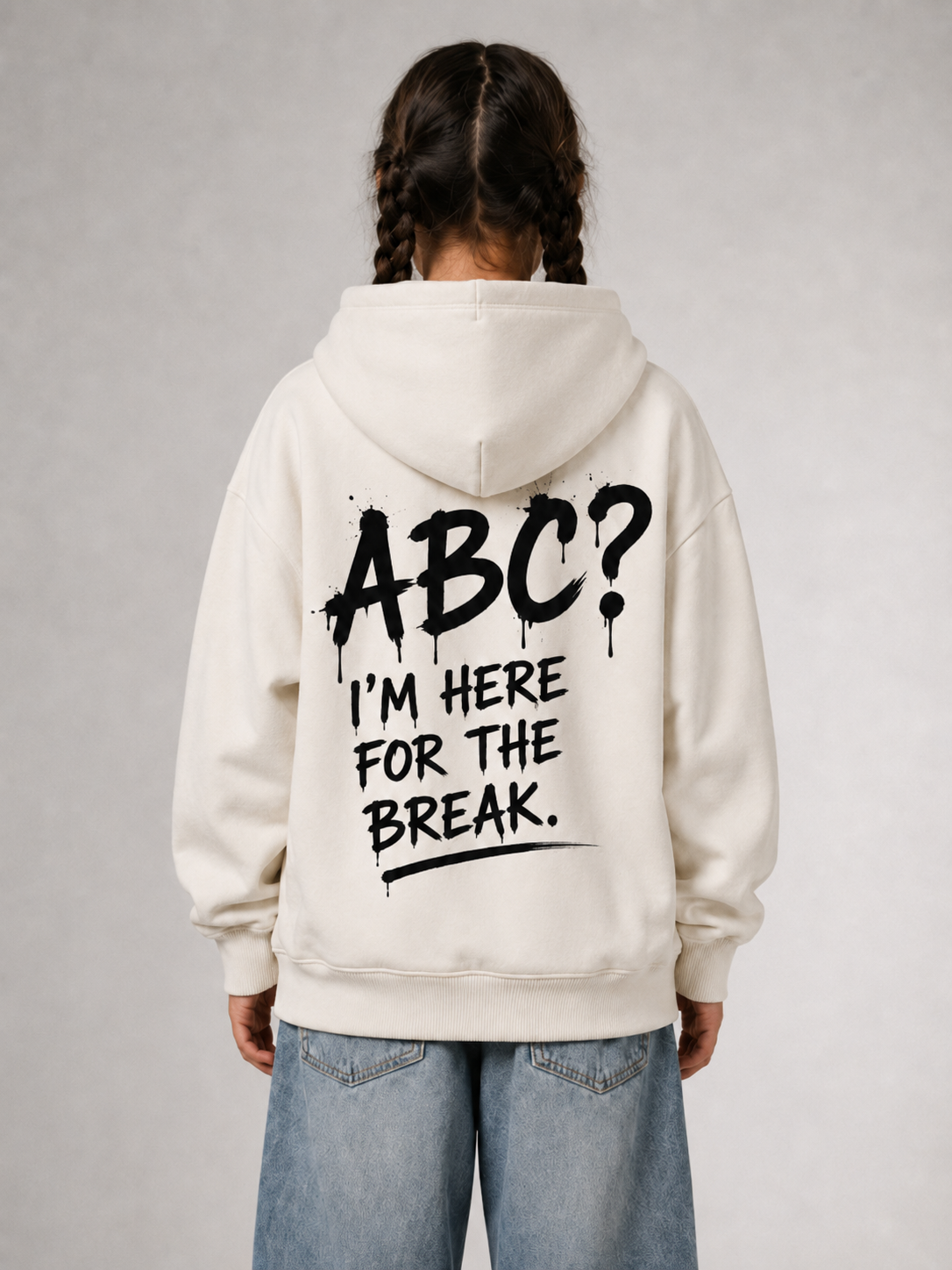 ABC? Oversize Hoodie von BELOUD – Premium Kids-Streetwear