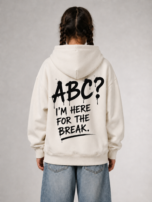ABC? Oversize Hoodie von BELOUD – Premium Kids-Streetwear