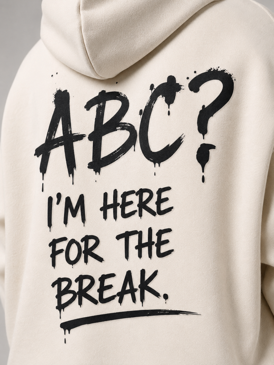 ABC? Oversize Hoodie von BELOUD – Premium Kids-Streetwear