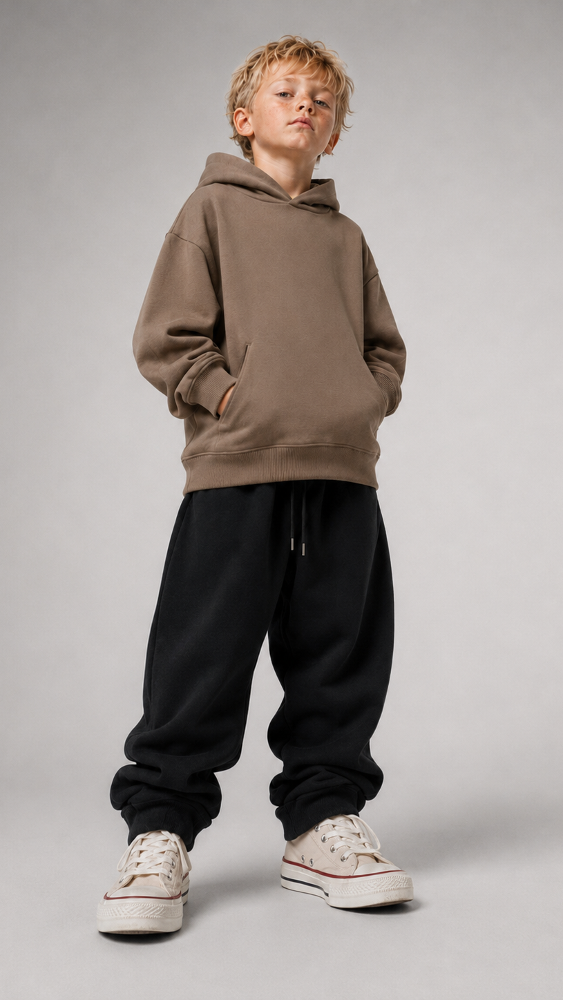 ABC? Oversize Hoodie von BELOUD – Premium Kids-Streetwear