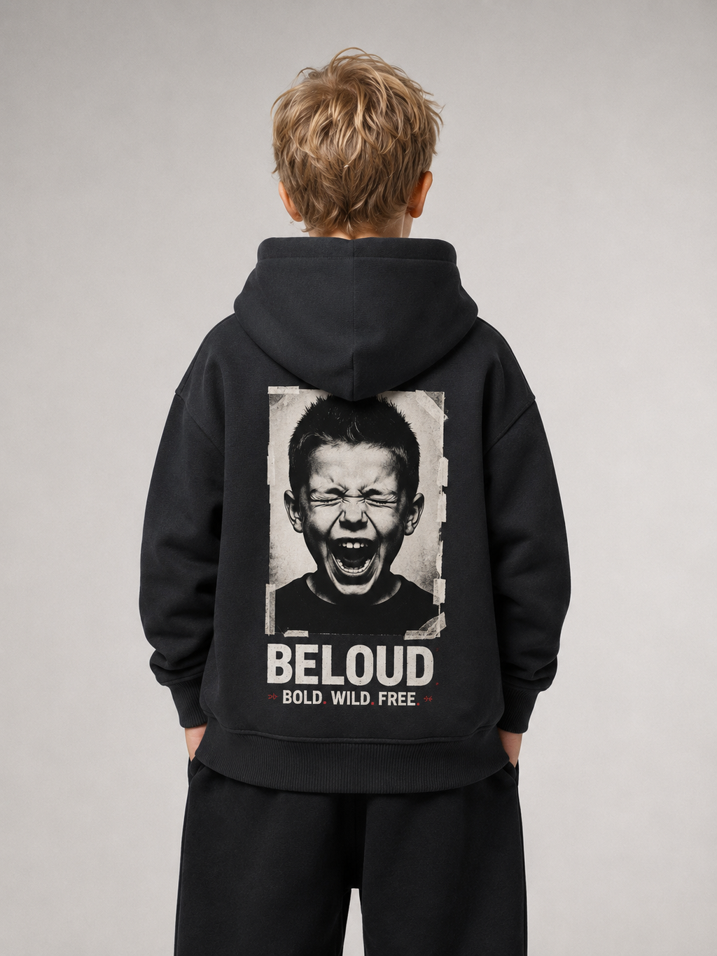 BELOUD HE Oversize Hoodie von BELOUD – Premium Kids-Streetwear