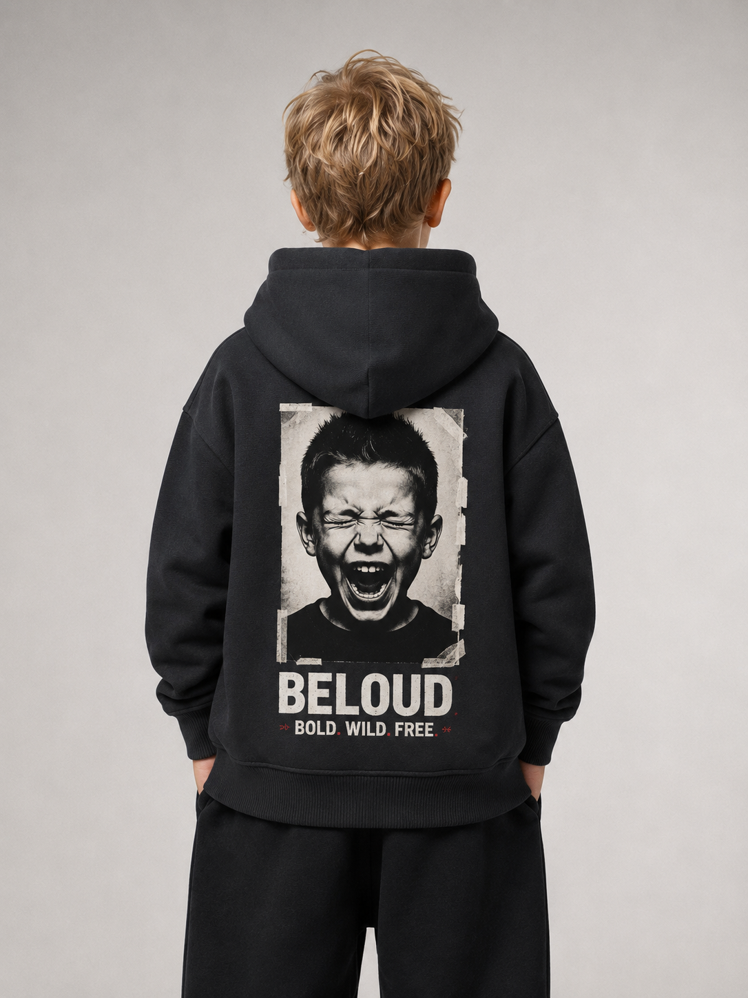 BELOUD HE Oversize Hoodie von BELOUD – Premium Kids-Streetwear