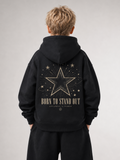 BORN TO STAND OUT Oversize Hoodie von BELOUD – Premium Kids-Streetwear