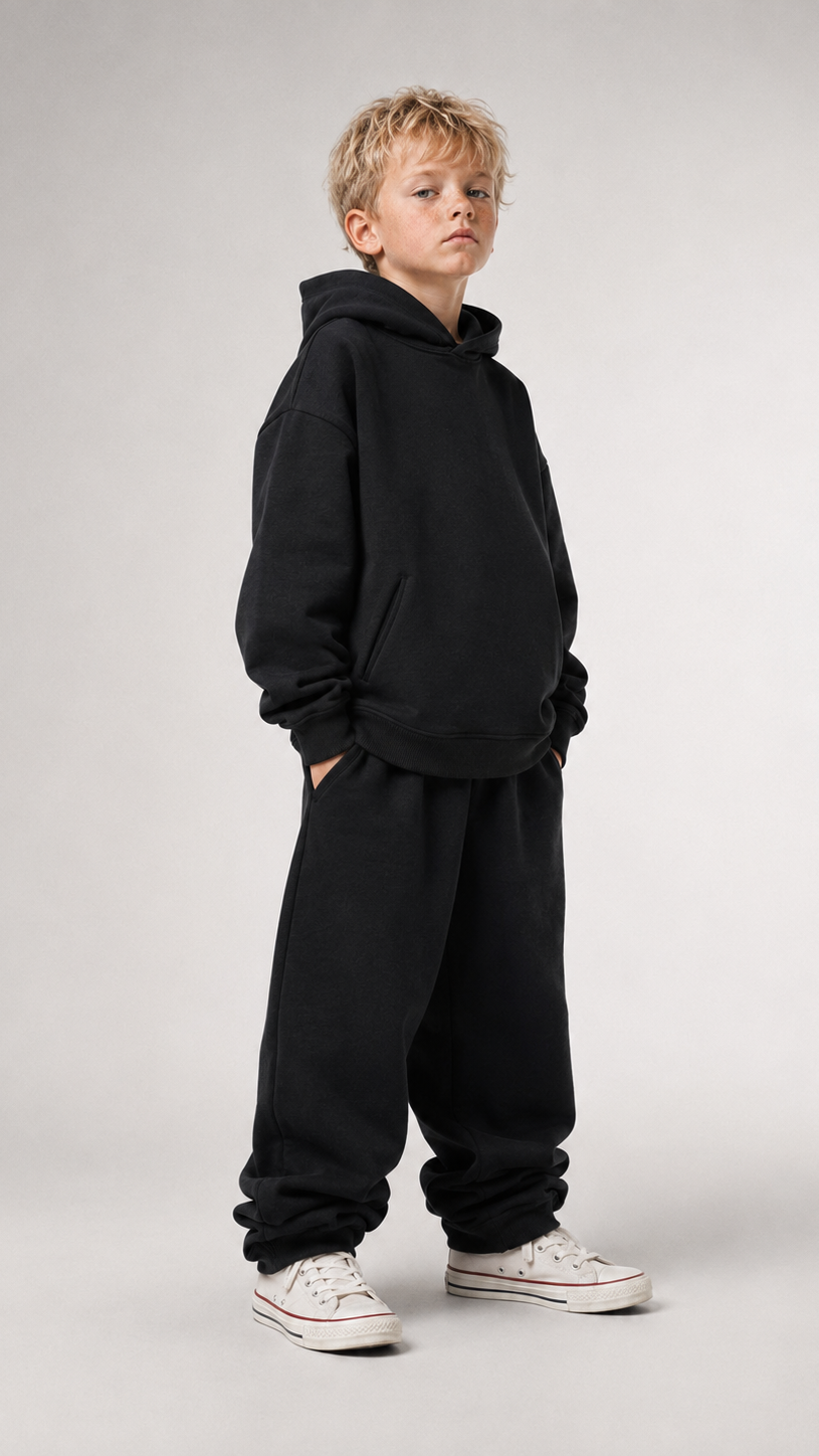 BORN TO STAND OUT Oversize Hoodie von BELOUD – Premium Kids-Streetwear