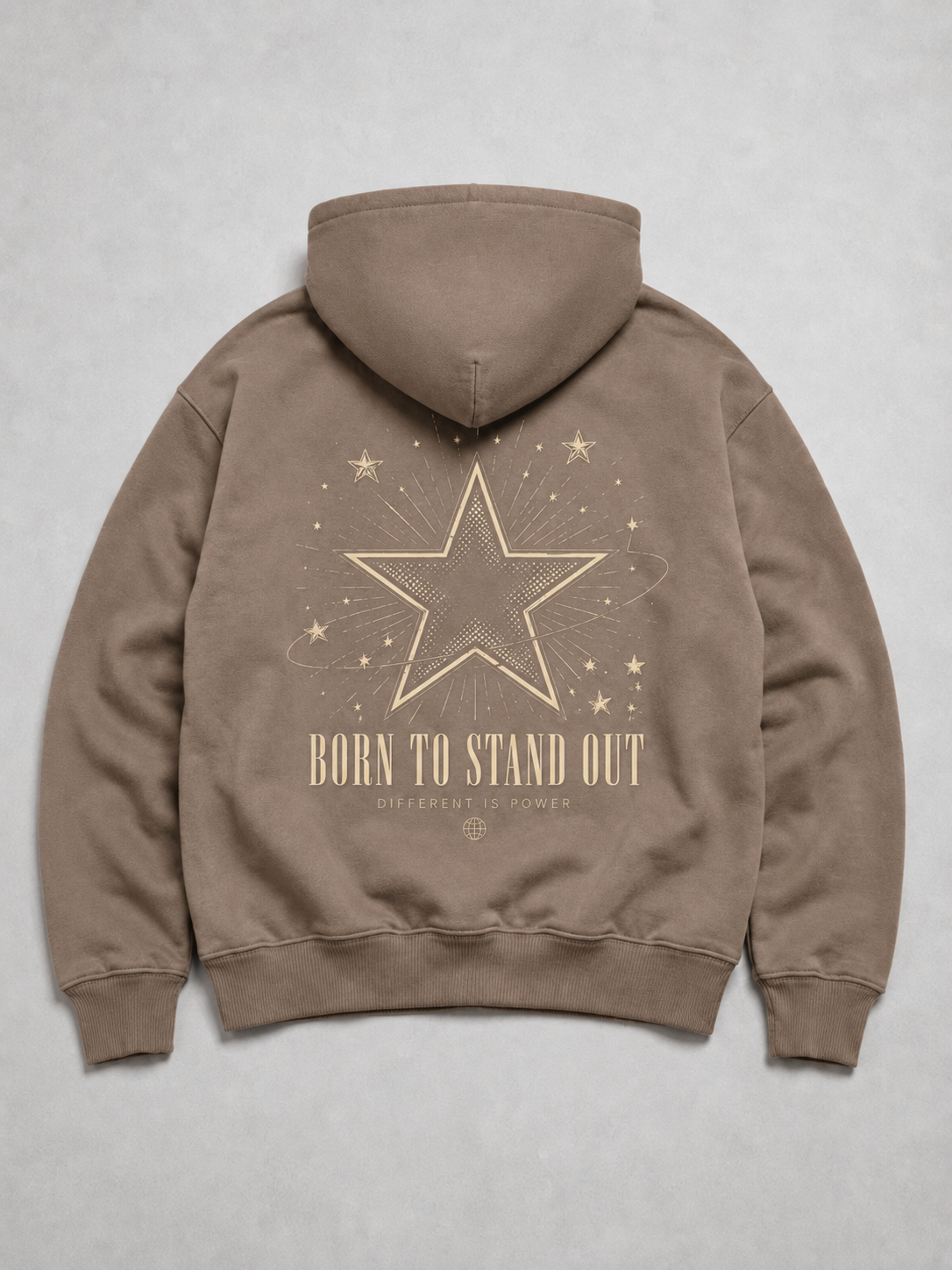 BORN TO STAND OUT Oversize Hoodie von BELOUD – Premium Kids-Streetwear