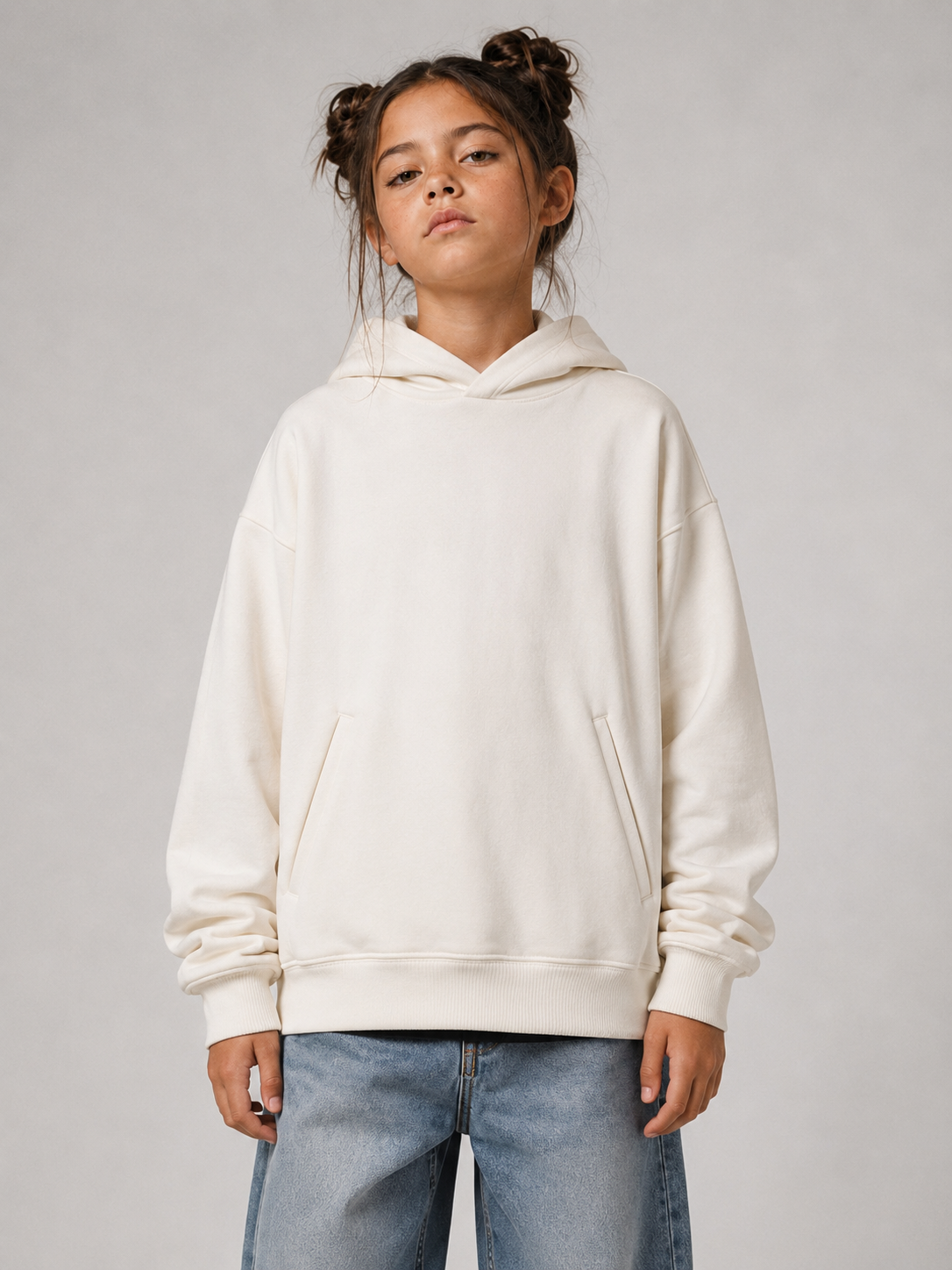 NO HOMEWORK JUST VIBES Oversize Hoodie von BELOUD – Premium Kids-Streetwear