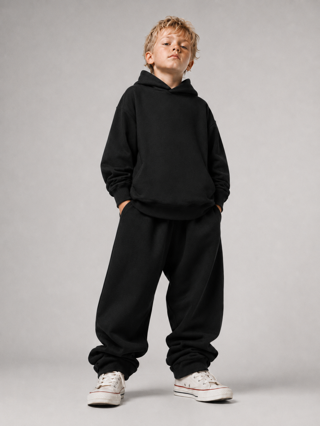 NO TIME Oversize Hoodie von BELOUD – Premium Kids-Streetwear
