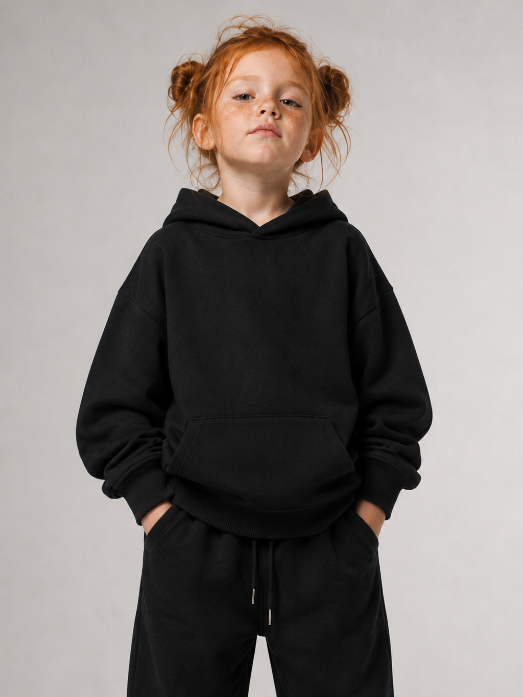 OFFLINE Oversize Hoodie in Black von BELOUD – Premium Kids-Streetwear