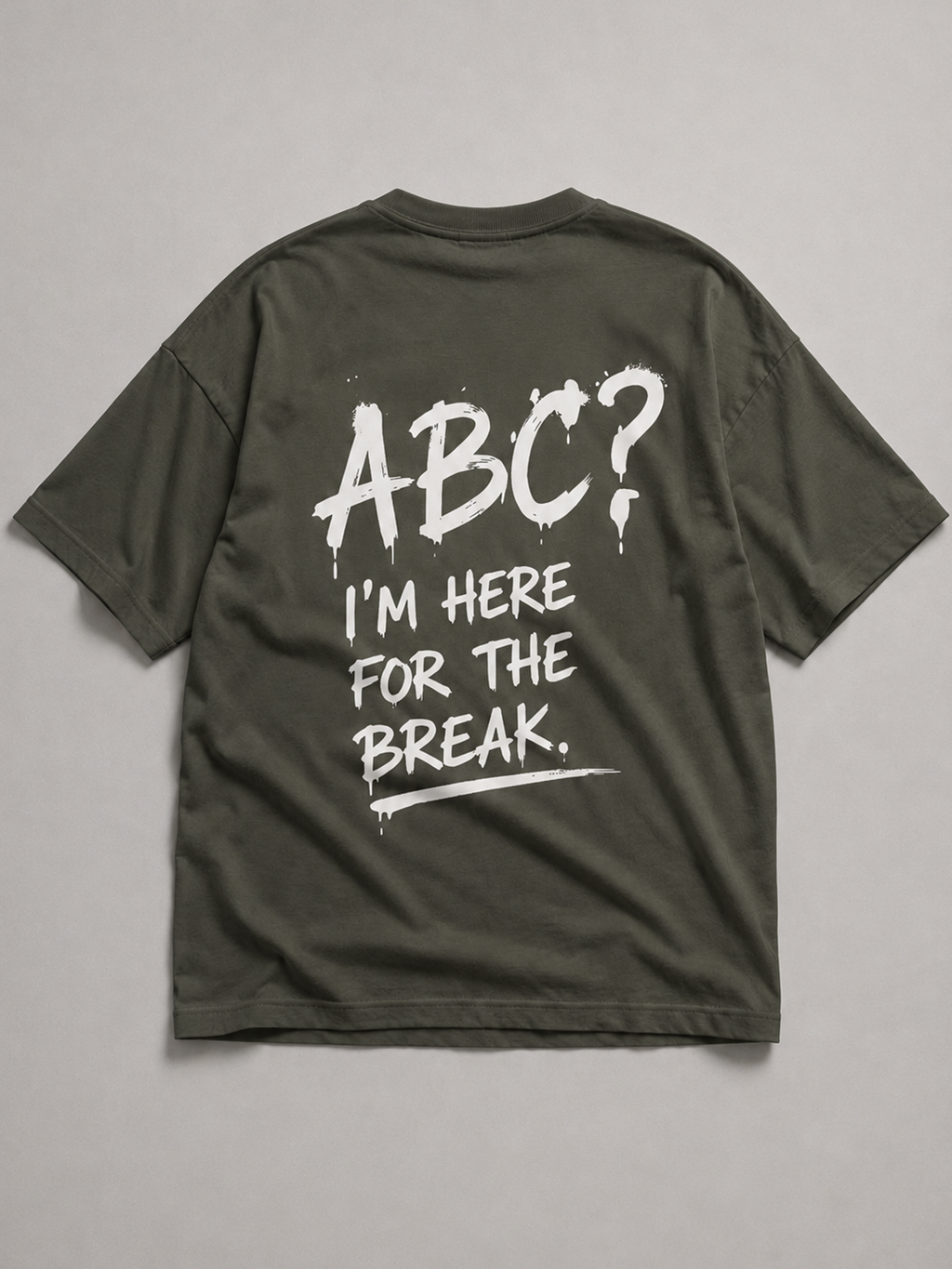 ABC? Oversize Shirt in Black von BELOUD – Premium Kids-Streetwear
