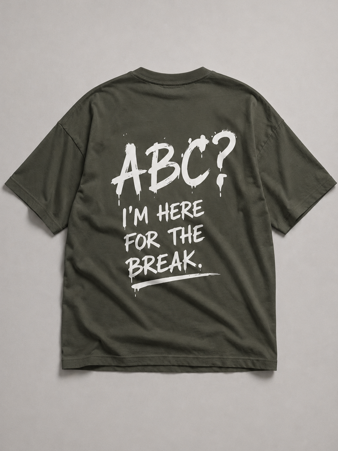 ABC? Oversize Shirt in Black von BELOUD – Premium Kids-Streetwear