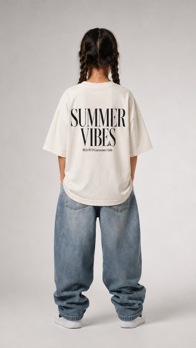 SUMMER VIBES Oversize Shirt