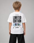 LIMITED EDITION Kids Shirt – White – Rückenansicht Halfbody
