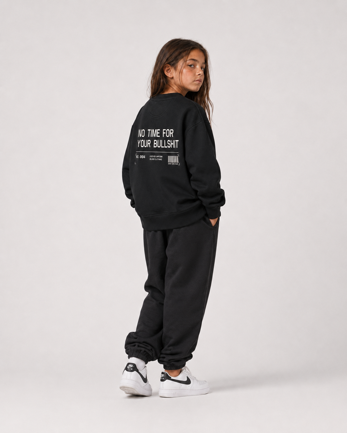 NO TIME FOR YOUR BULLSHIT Oversize Sweater