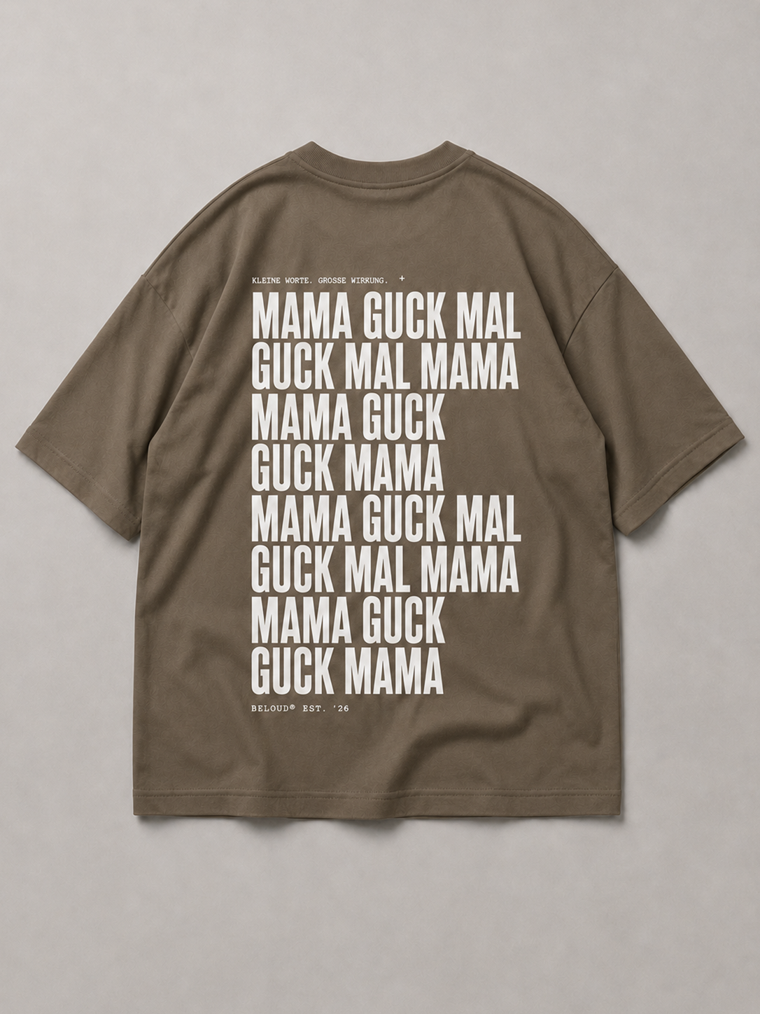 GUCK MAL MAMA Oversize Shirt