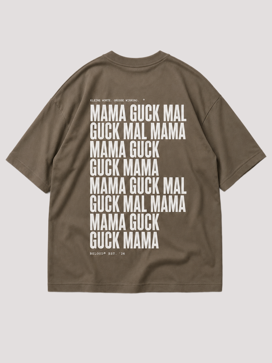 GUCK MAL MAMA Oversize Shirt