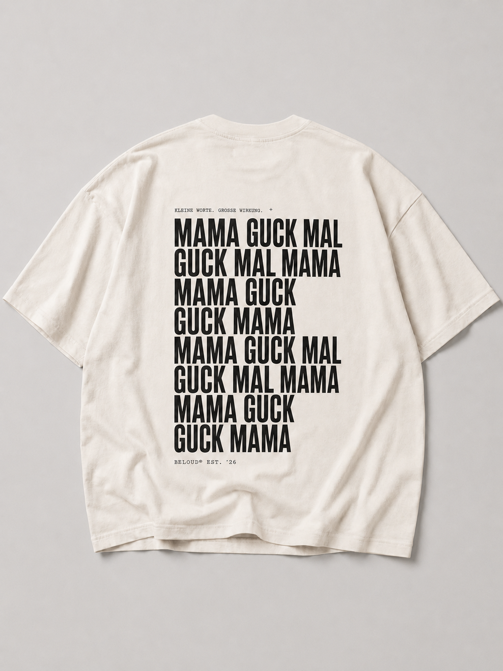 GUCK MAL MAMA Eltern Oversize Shirt
