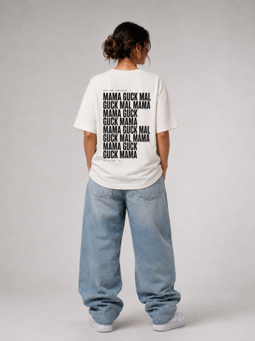 GUCK MAL MAMA Eltern Oversize Shirt