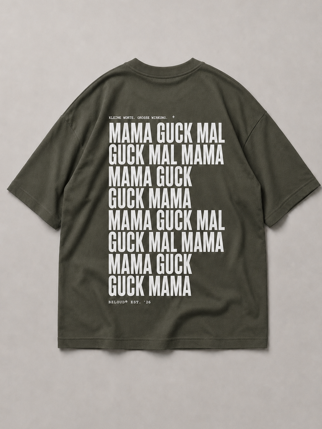 GUCK MAL MAMA Oversize Shirt