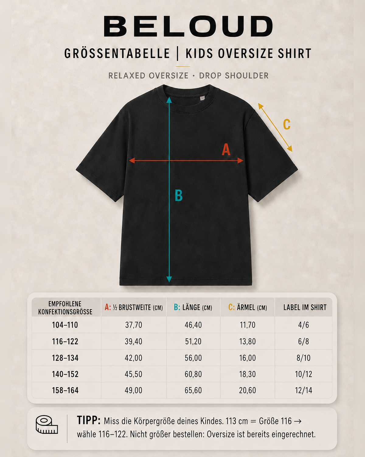 Kids Oversize Shirt